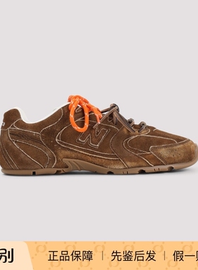 MIU MIU new balance 缪缪 女士棕色麂皮运动鞋 26早春意大利代购