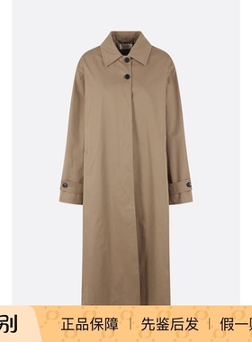 THE ROW 女士lolana 褐色棉质单排扣风衣 2026早春新款意大利代购