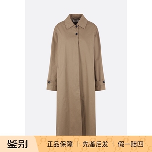 THE ROW 女士lolana 褐色棉质单排扣风衣 2026早春新款意大利代购