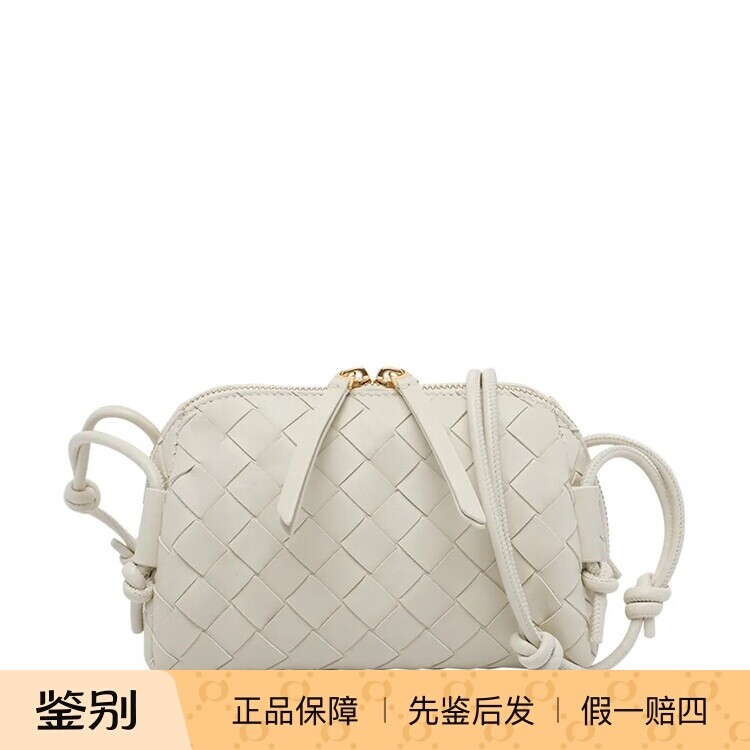 BOTTEGA VENETA女士BV迷你concert 白单肩包26早春新款意大利代购
