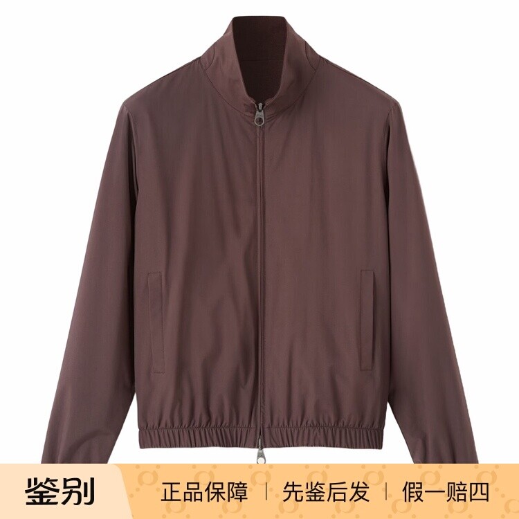 LORO PIANA 诺悠翩雅 男士棕色LP羊绒夹克 26早春新款 意大利代购