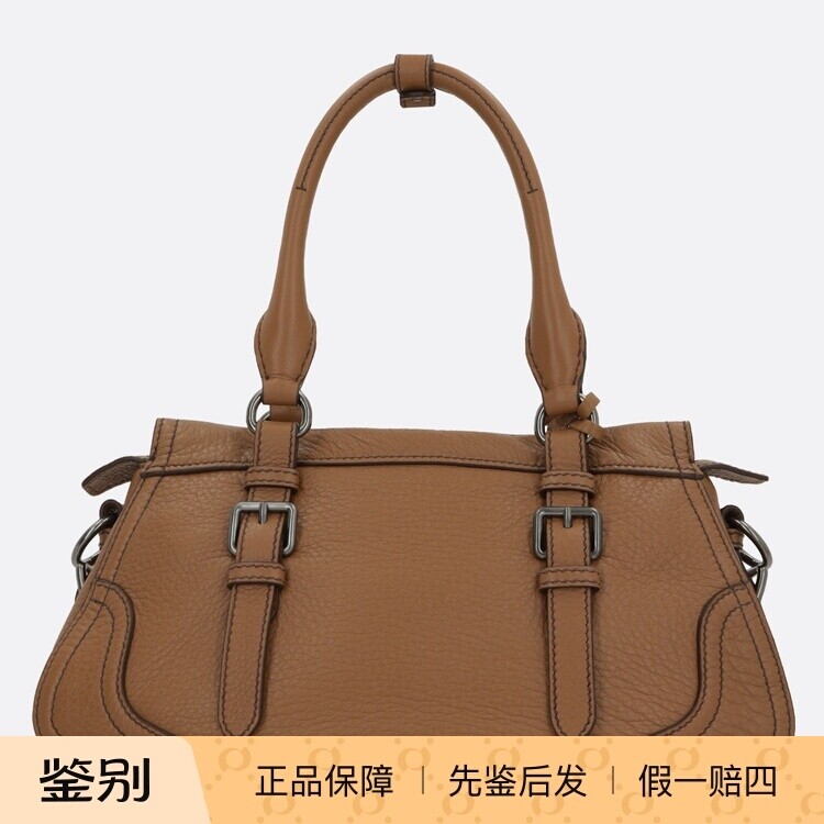 PRADA 普拉达女士大号Martellata真皮手提包26早春新款意大利代购