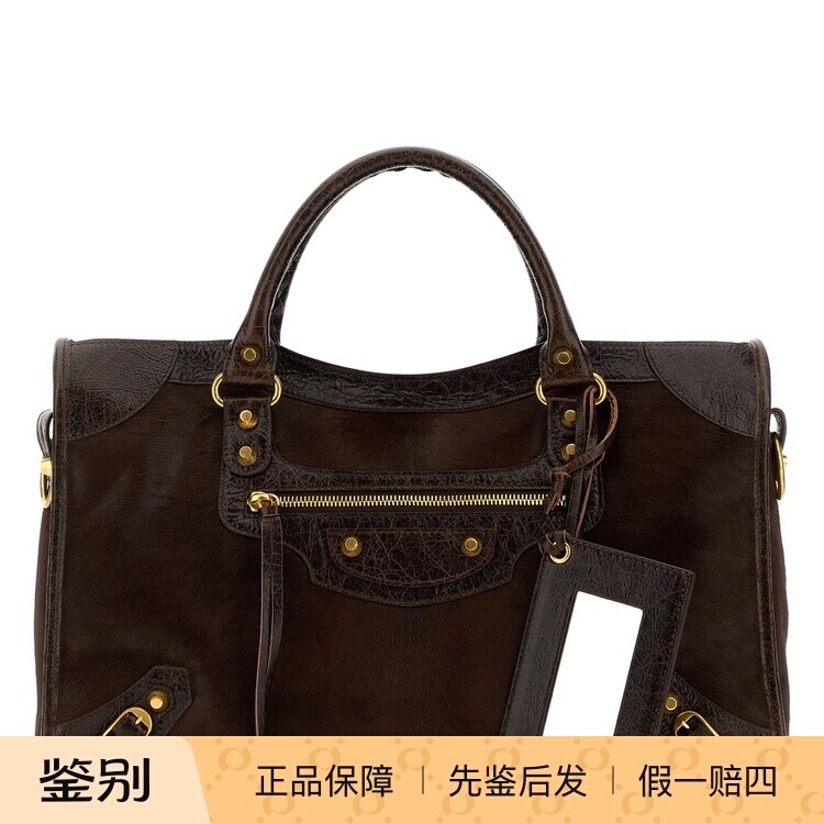 BALENCIAGA 巴黎世家中号le city 牛毛机车包 26秋冬新意大利代购