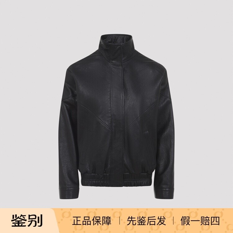 ACNE STUDIOS 女士 黑色羊皮皮衣外套 26早春新款 意大利代购正品