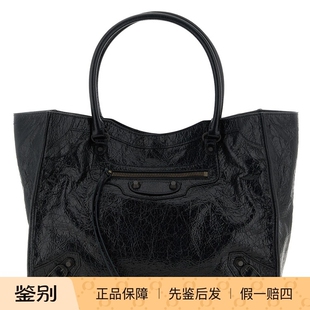 city单肩包26早春意大利代购 BALENCIAGA 巴黎世家女士黑色小号le