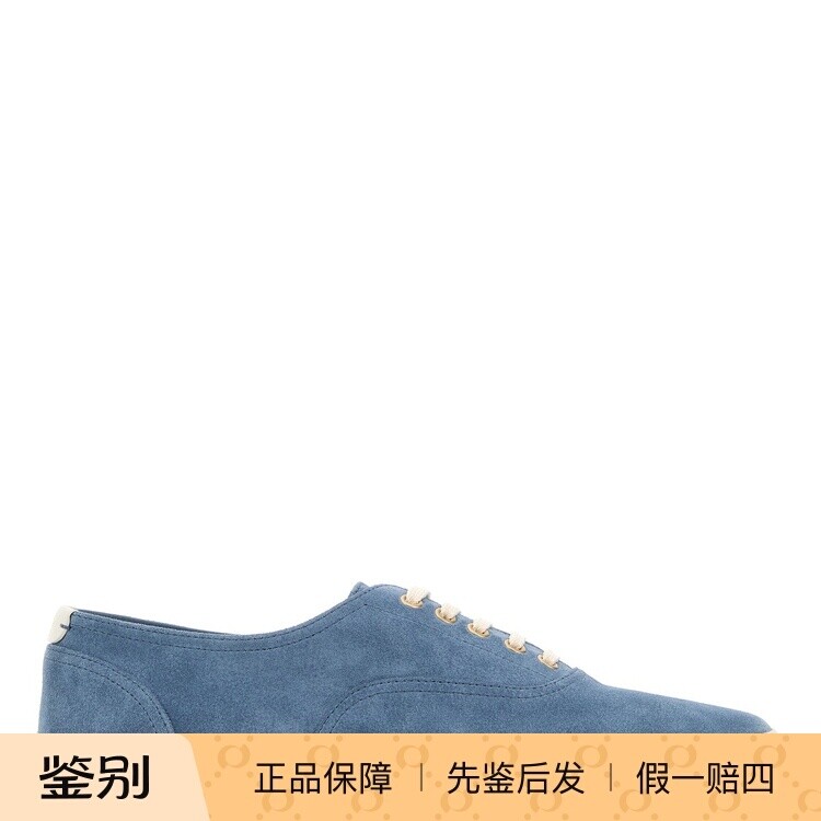 Brunello Cucinelli 男士蓝色麂皮BC运动鞋 26早春新款意大利代购