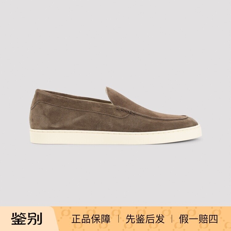 BRUNELLO CUCINELLI 男士棕色麂皮 bc乐福鞋26春夏新款意大利代购