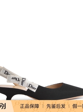 DIOR 迪奥女士JAdior slingback 织物细跟鞋26早春新款意大利代购