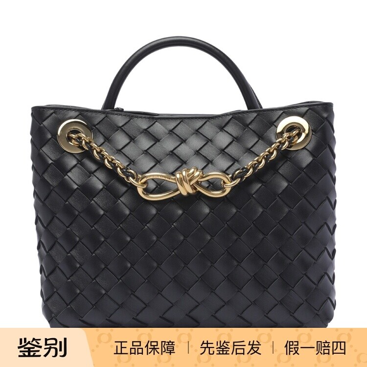 BOTTEGA VENETA 小号女andiamo 黑色bv链条包2026早春 意大利代购