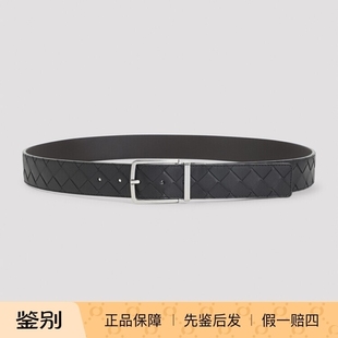 BOTTEGA VENETA 双面穿编织皮带belt男士BV 25早秋意大利法国代购