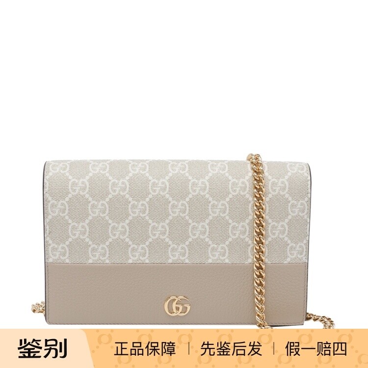 GUCCI 古驰女士小号gg marmont链条钱包单肩包 26早春 意大利代购