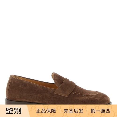 BRUNELLO CUCINELLI 男士棕色便士 bc乐福鞋26早春新款意大利代购