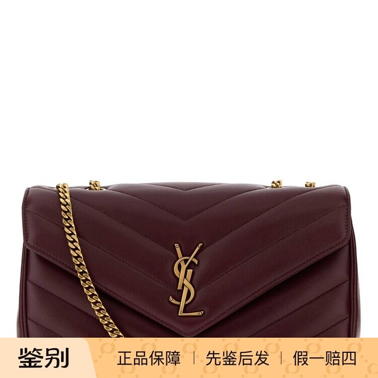 Saint Laurent圣罗兰YSL中号赤霞loulou真皮肩包26秋冬意大利代购