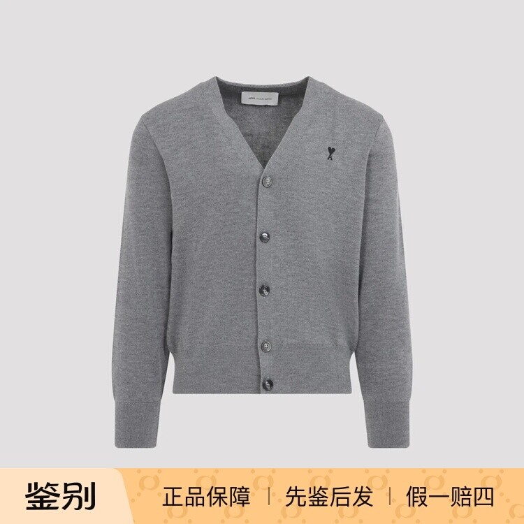 AMI PARIS 男士 adc爱心羊毛开衫毛衣 26秋冬新款 意大利代购正品