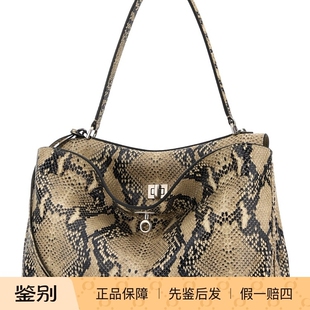 BALENCIAGA 巴黎世家女士中号rodeo 蛇纹真皮包 26早春意大利代购