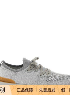 Brunello Cucinelli 男士灰色织物bc运动鞋 26早春新款意大利代购