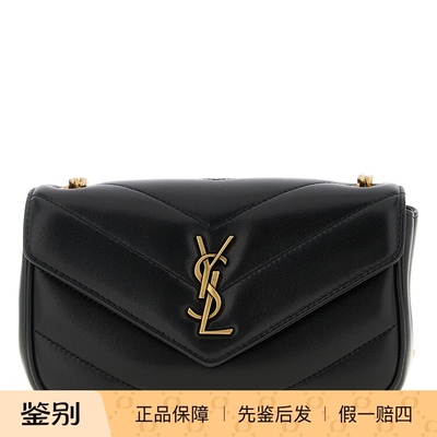 Saint Laurent 圣罗兰YSL 迷你loulou黑色单肩包25秋冬意大利代购