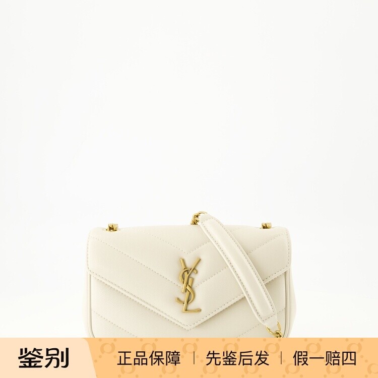 Saint Laurent 圣罗兰YSL 女士白色迷你loulou包26早春意大利代购