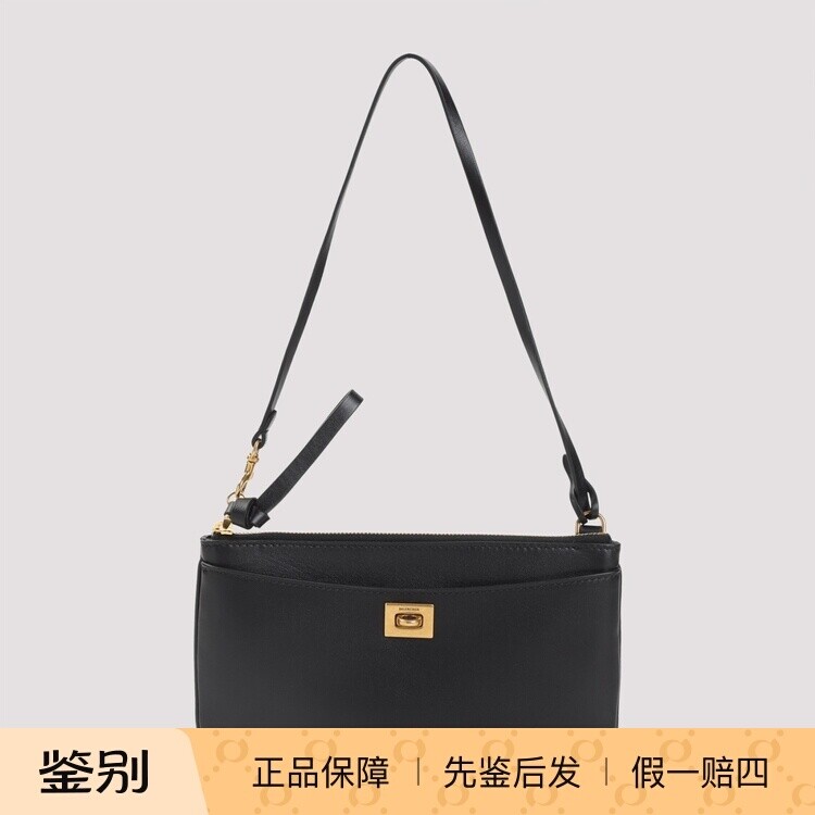 BALENCIAGA 巴黎世家女士rodeo 黑色pouch单肩包26早春意大利代购