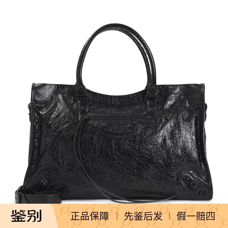 BALENCIAGA 巴黎世家 男士le city 黑色大号提包26早春意大利代购