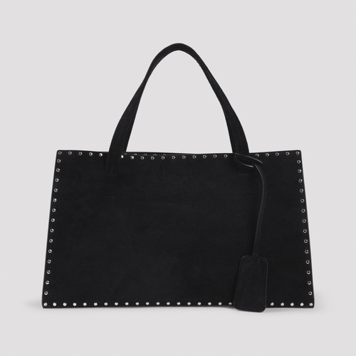 Phoebe Philo 女士cabas 小号铆钉黑真皮包 26秋冬新款意大利代购