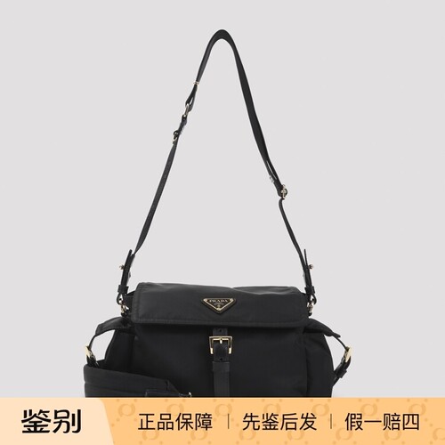 PRADA普拉达女士explore黑色尼龙手提单肩包26早秋新款意大利代购