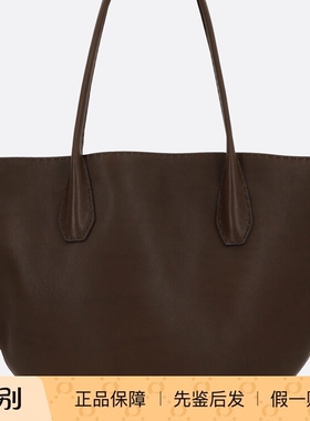 THE ROW 女士alger大号深棕真皮单肩托特包 25秋冬新款意大利代购