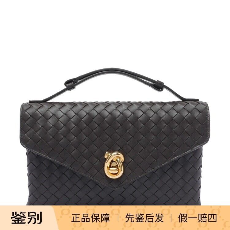 BOTTEGA VENETA女士knot lock BV棕色单肩包26早春新款意大利代购