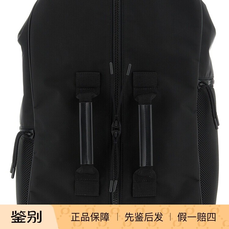 MAISON MARGIELA 男士黑色大号尼龙双肩包 26早春新款 意大利代购