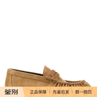 SAINT LAURENT 圣罗兰YSL 女士le loafer鳗鱼皮乐福鞋 25秋冬代购