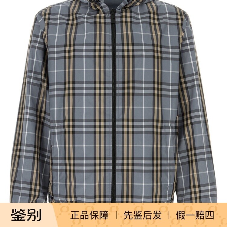 BURBERRY 博柏利男士格子双面穿夹克 8122959 26早春新意大利代购