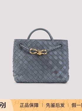 BOTTEGA VENETA 女士andiamo小号蓝色麂皮包26早春新款意大利代购