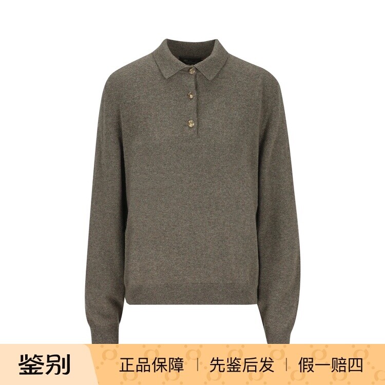 LORO PIANA 诺悠翩雅女士polo领羊绒针织衫毛衣 26秋冬意大利代购