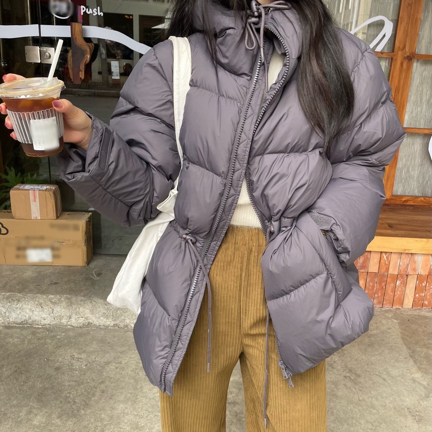 韩国东大门秋冬新款短款羽绒服