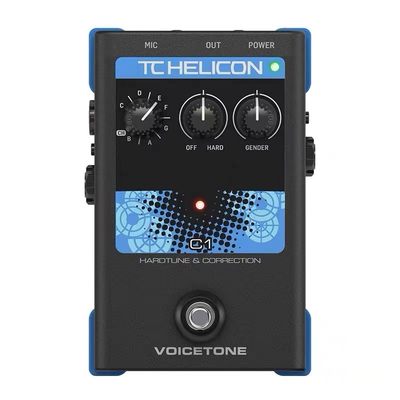 TCHelicon VoiceTone C1人声电音效果器c1全新未拆封autotune硬件