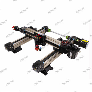 mjunit激光机单头3D打印结构同步带滑台直线模组线性滑轨工作台