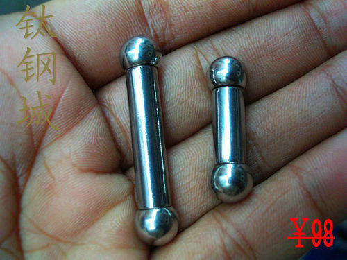 钛钢城r 体刑穿刺 阴茎环  pa环 重型武器装备 bcr 6.0个性短粗杆