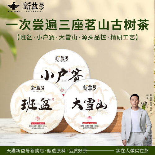 大雪山普洱茶生茶饼357g