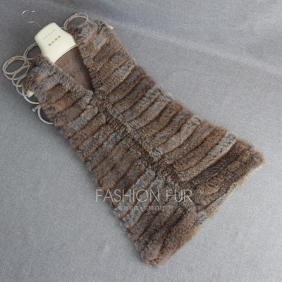 外贸马甲纯手工兔毛坎肩针织背心