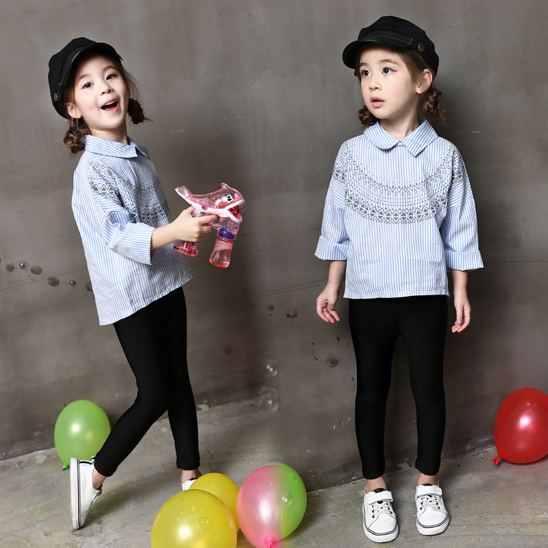 Chemise fille à manche longue - Ref 2088424 Image 1