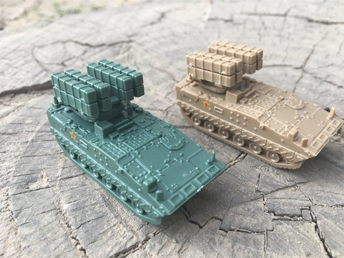 成品1:144塑料拇指大小中国AFT10红箭10反坦克导弹发射车满50包邮 - 封面