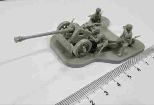 成品塑料1:72火炮模型德国Pak40反坦克炮（含炮兵和底座满50包邮 - 封面