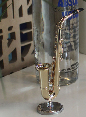 乐器萨克斯摆件仿真模型小号