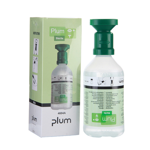 PLUM 4604洗眼液清洁防护洗眼水眼部皮肤清洗滴眼液500ml洗眼器