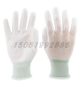 AIWIN ECO-Xtrflex 涤纶白PU手套(掌浸) 10334 PU掌部涂层劳保