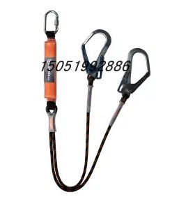 安丹达舒适型全身式安全带套装AHL102 AH103+AL101带定位腰带1.2m
