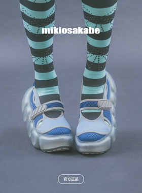 日本mikiosakabe魔术贴增高缓震舒适凉玛丽珍鞋Swimmer Bubble