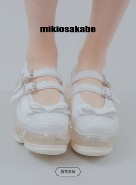 【6期免息】日本mikiosakabe女浅口蕾丝舒适厚底玛丽珍鞋SugarNJ