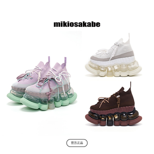 mikiosakabe女一脚蹬舒适透气厚底鞋 ARK TARTE 人气10c增高