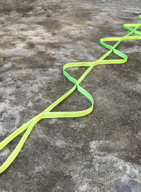 短板户外扁带攀爬拉手绳菊花绳爬山路绳带陡坡手拉绳带堤坝绳